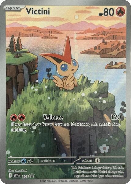 Victini - 208 - Scarlet & Violet Black Star Promos (208/215)
