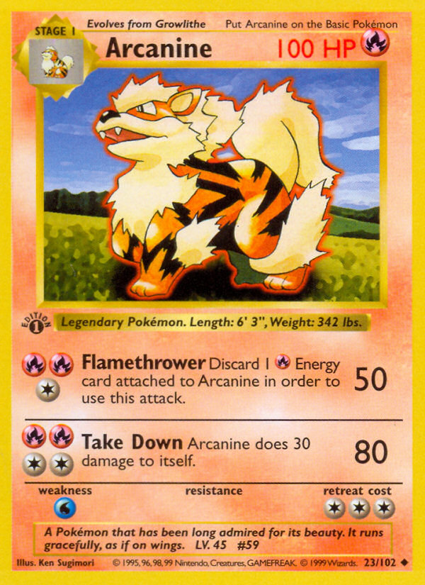 Arcanine - Base (23/102)