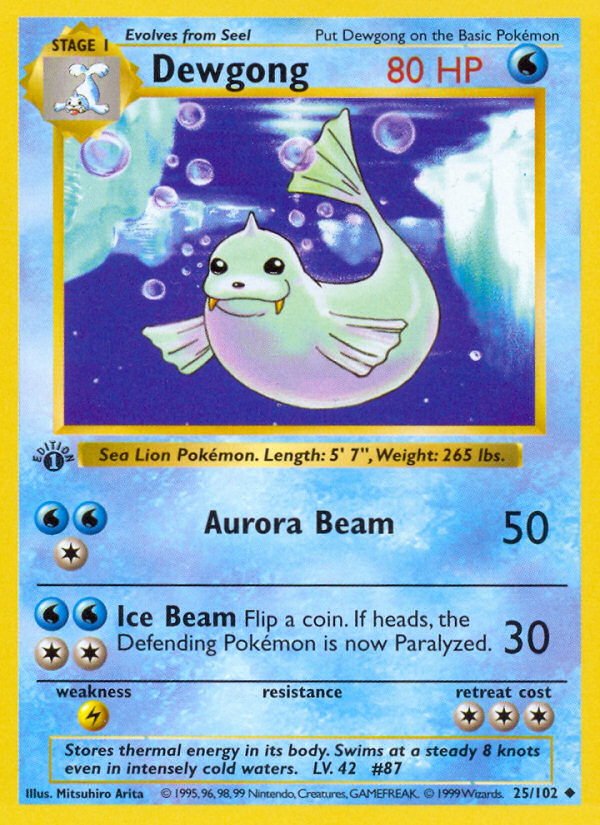 Dewgong - Base (25/102)