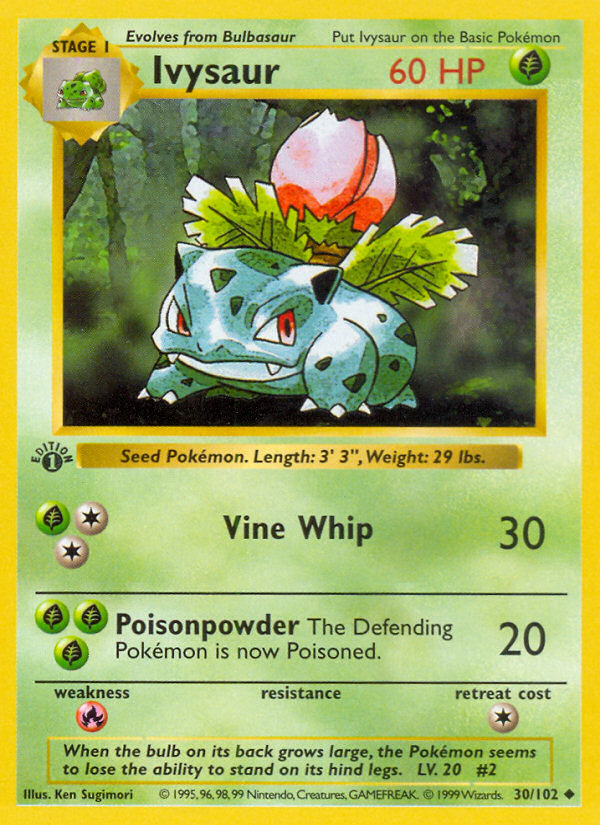 Ivysaur - Base (30/102)