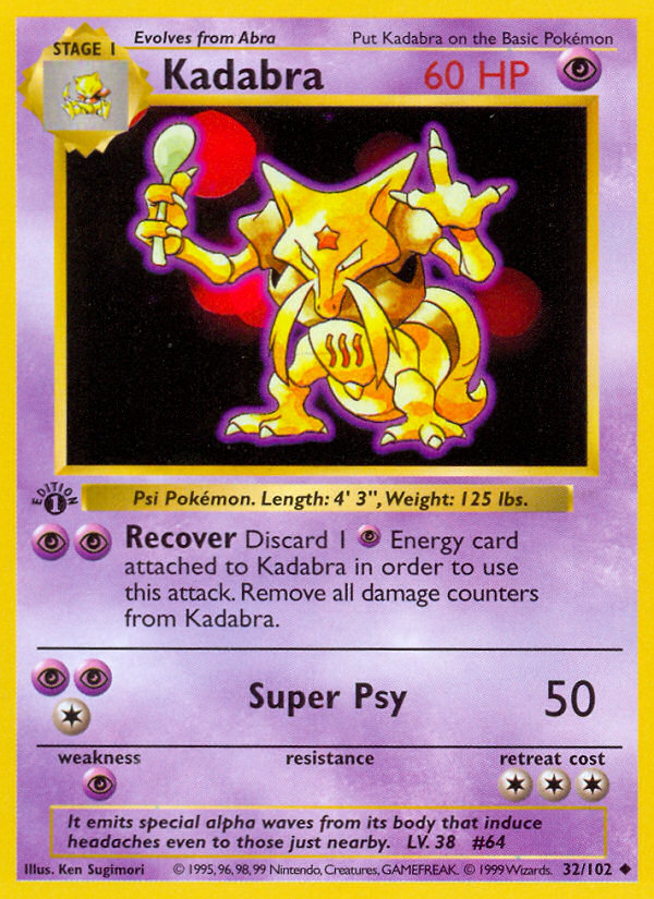 Kadabra - Base (32/102)