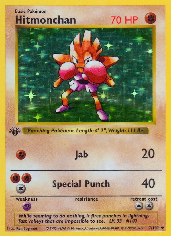 Hitmonchan - Base Set Unlimited (7/102)