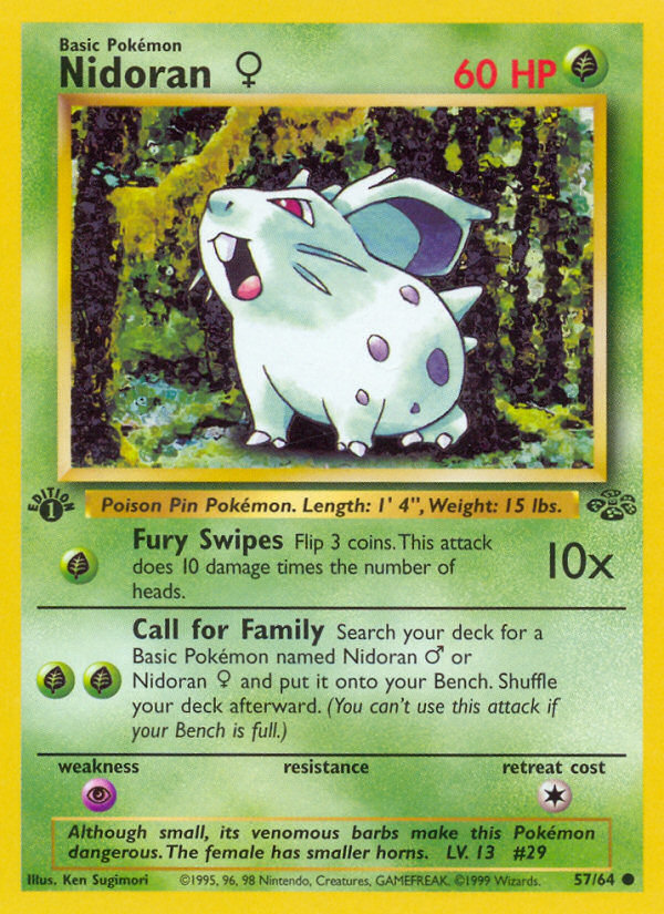 Nidoran ♀ - Jungle (57/64)