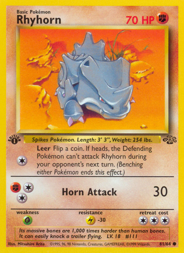 Rhyhorn - Jungle (61/64)