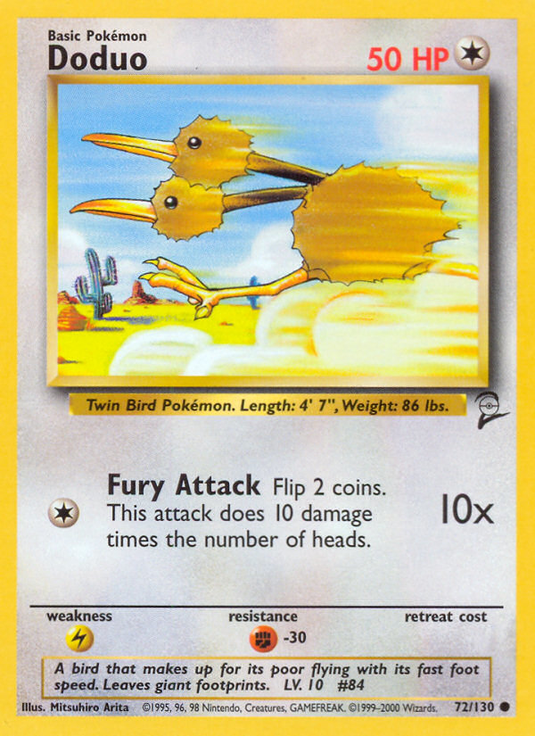 Doduo - Base Set 2 (72/130)