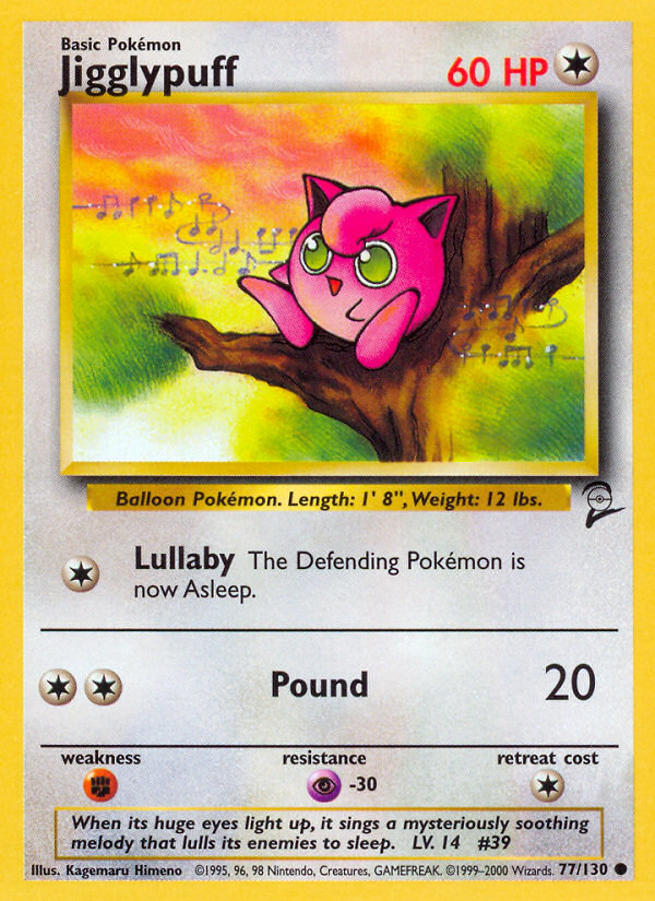 Jigglypuff - Base Set 2 (77/130)