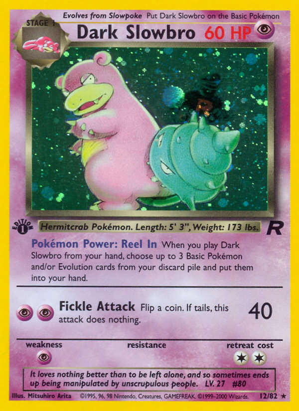 Dark Slowbro - Team Rocket (12/82)