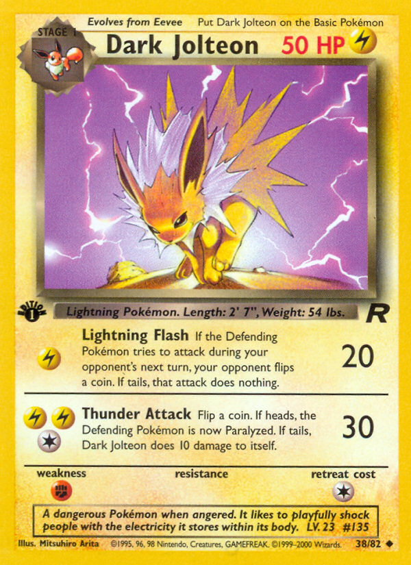 Dark Jolteon - Team Rocket (38/82)