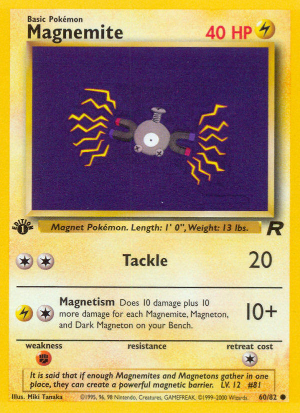 Magnemite - Team Rocket (60/82)