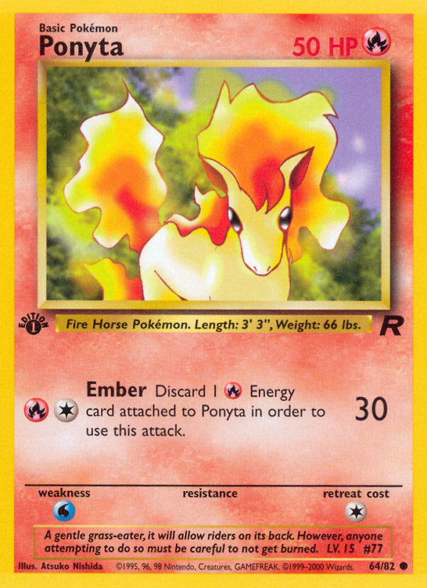 Ponyta - Team Rocket (64/82)