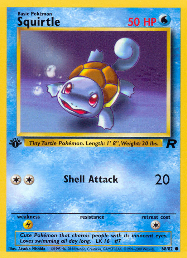 Squirtle - Team Rocket (68/82)