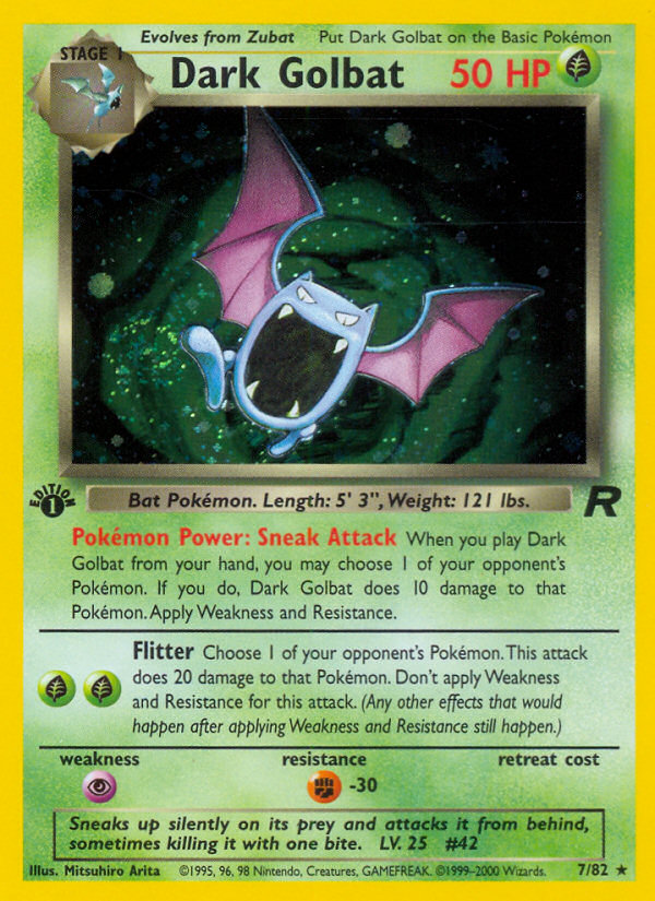 Dark Golbat - Team Rocket (7/82)