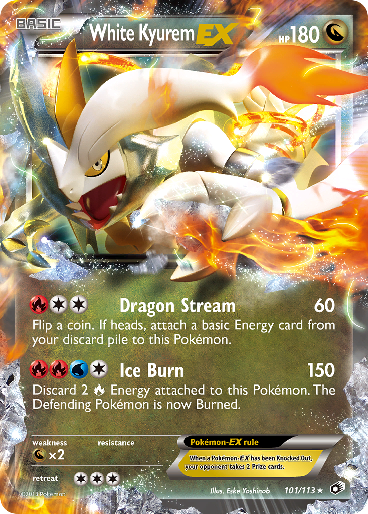 White Kyurem-EX - Legendary Treasures (101/113)
