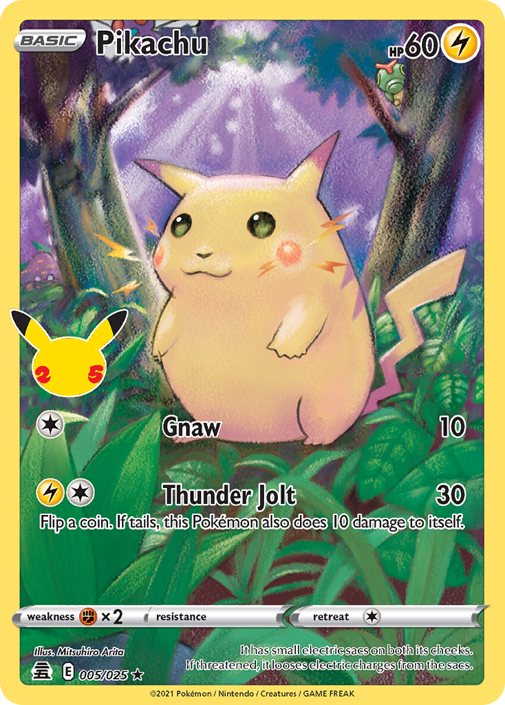 Pikachu - Celebrations (5/25)
