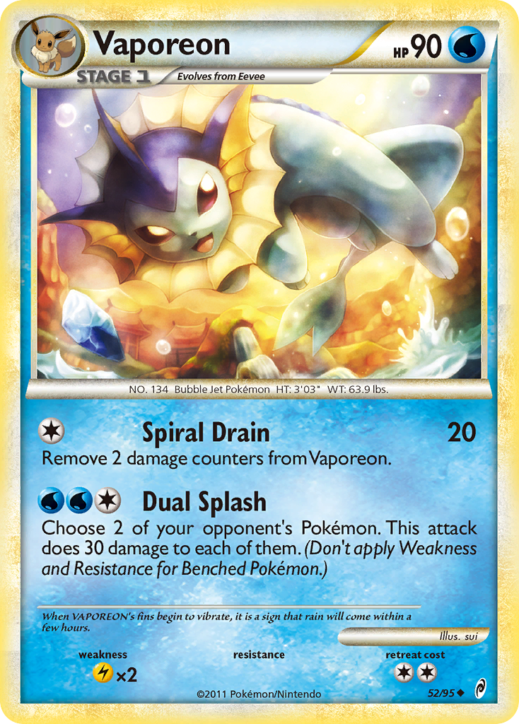 Vaporeon - Call of Legends (52/95)