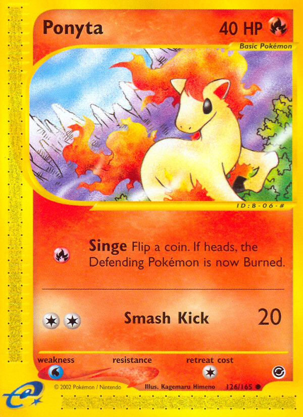 Ponyta - Expedition Base Set (126/165)