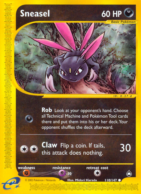 Sneasel - Aquapolis (110/147)