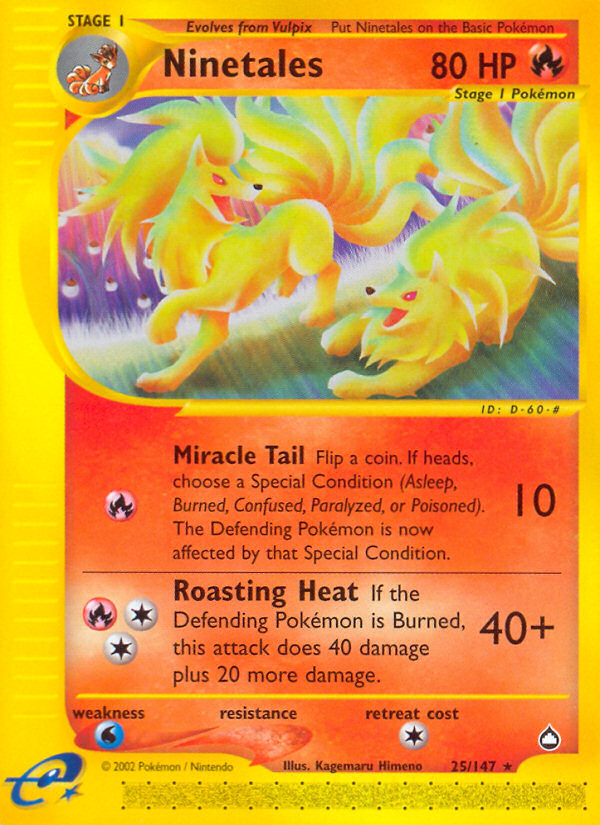 Ninetales - Aquapolis (25/147)