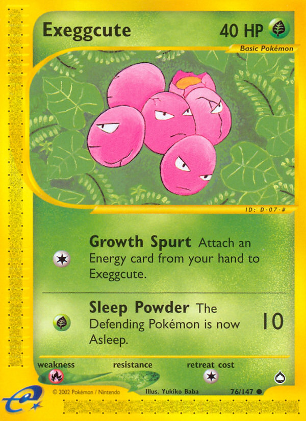 Exeggcute - Aquapolis (76/147)