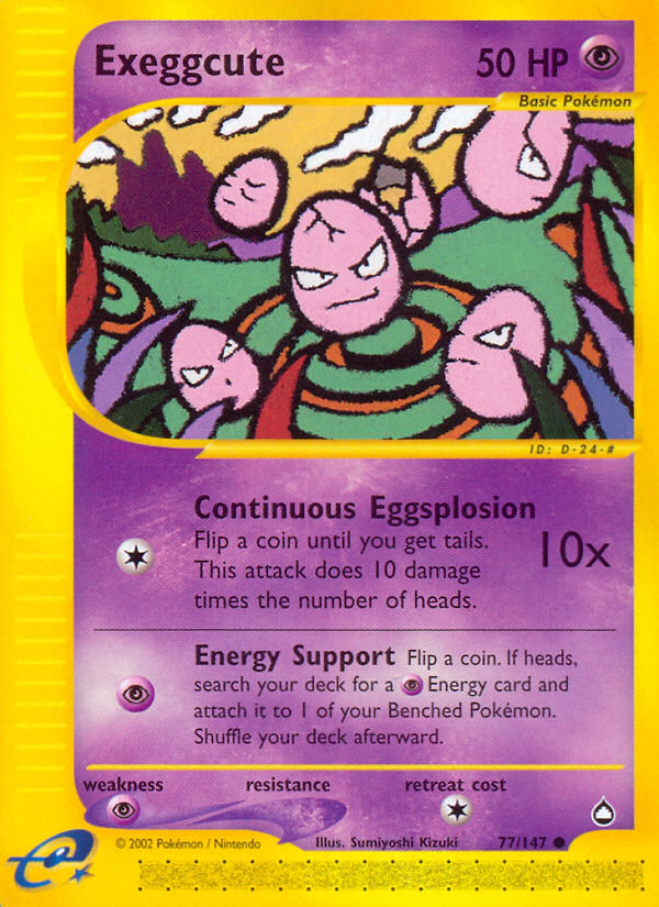 Exeggcute - Aquapolis (77/147)