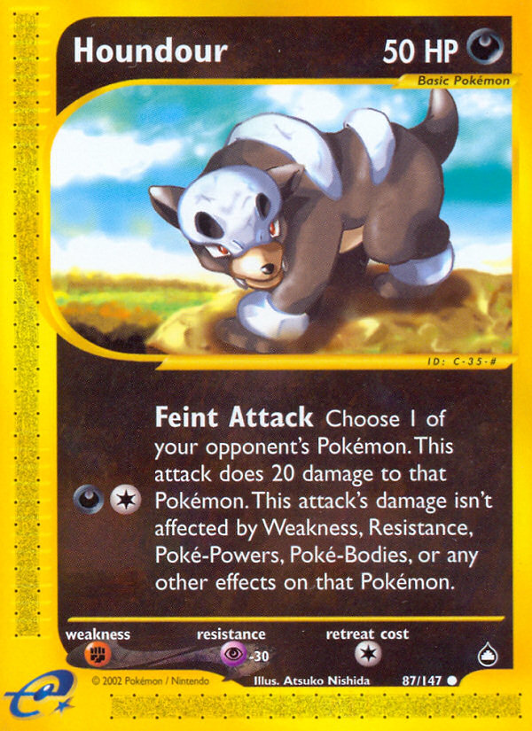 Houndour - Aquapolis (87/147)