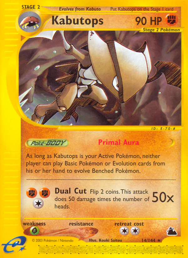 Kabutops - Skyridge (14/144)
