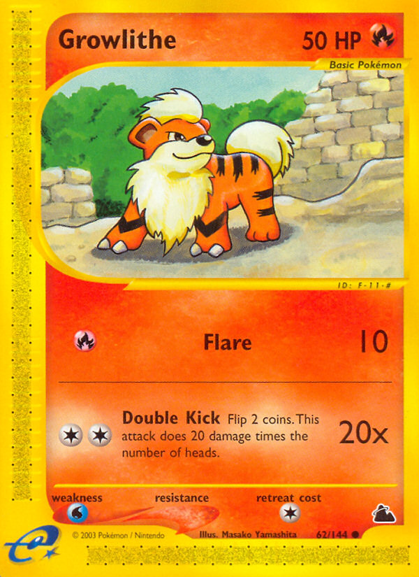 Growlithe - Skyridge (62/144)