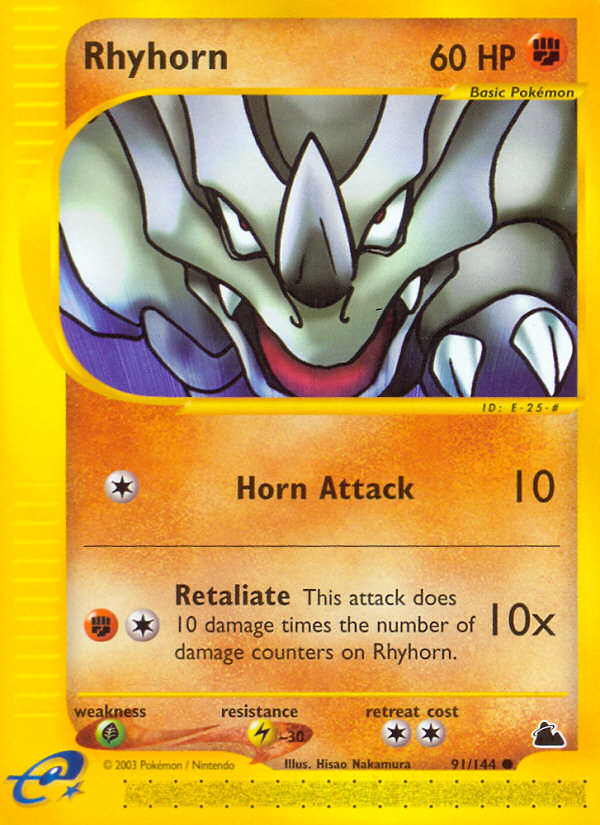Rhyhorn - Skyridge (91/144)