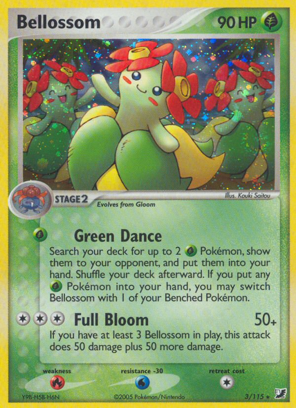 Bellossom - Unseen Forces (3/115) stamped