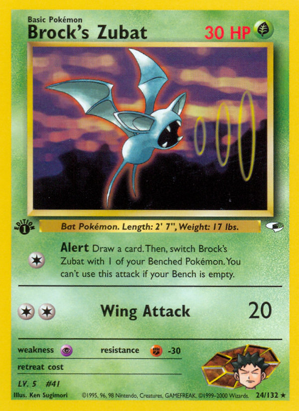 Brock's Zubat - Gym Heroes (24/132)