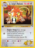Lt. Surge's Raticate - Gym Heroes (51/132)