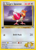 Lt. Surge's Spearow - Gym Heroes (52/132)