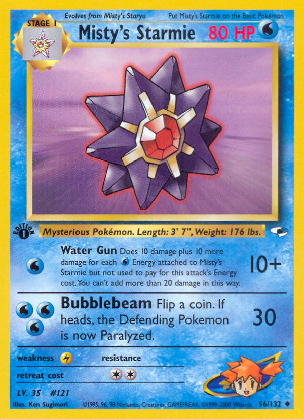 Misty's Starmie - Gym Heroes (56/132)