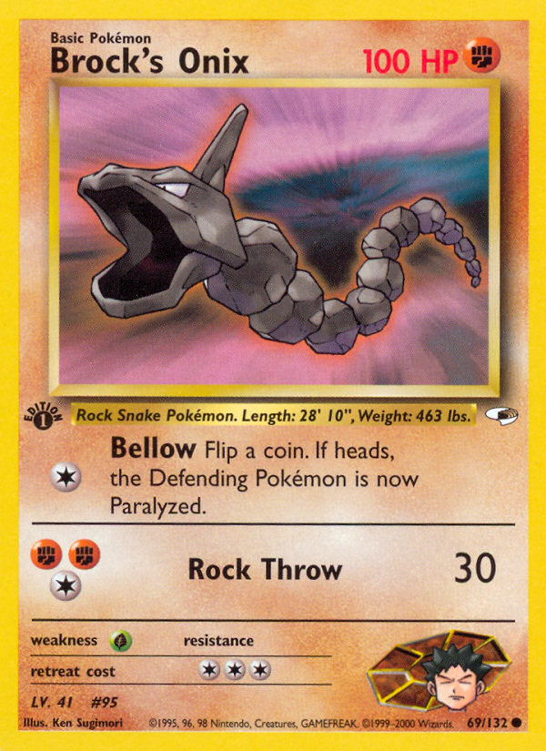 Brock's Onix - Gym Heroes (69/132)