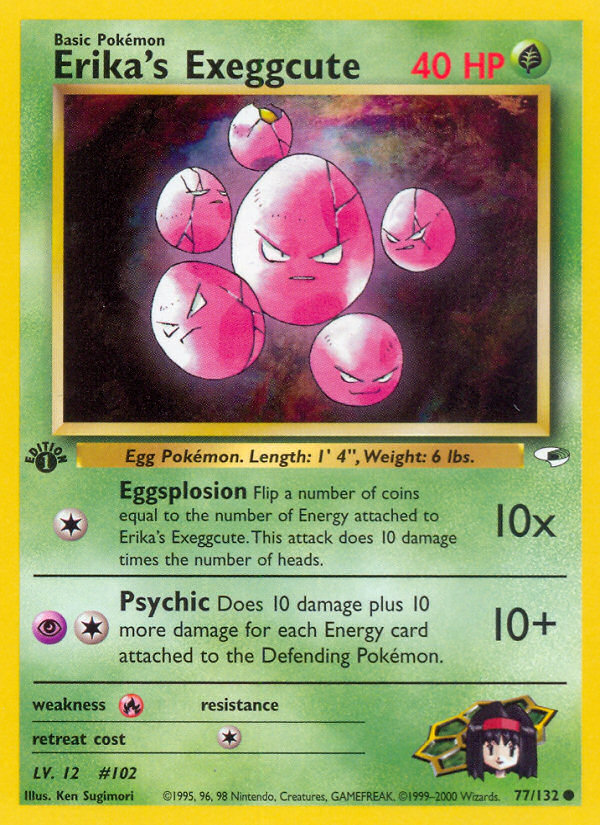 Erika's Exeggcute - Gym Heroes (77/132)