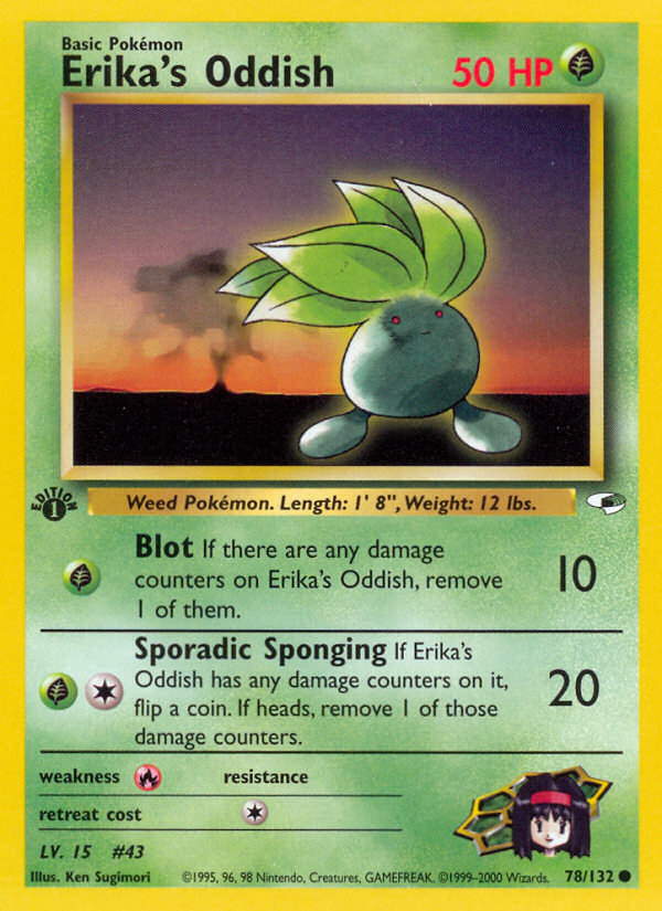 Erika's Oddish - Gym Heroes (78/132)