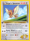Lt. Surge's Spearow - Gym Heroes (83/132)
