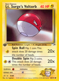 Lt. Surge's Voltorb - Gym Heroes (84/132)