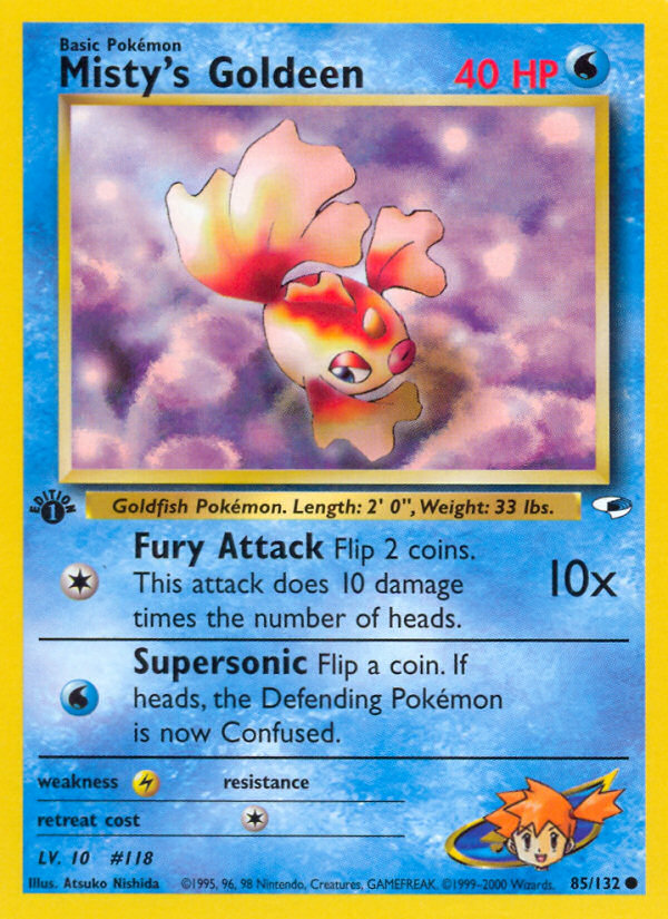 Misty's Goldeen - Gym Heroes (85/132)