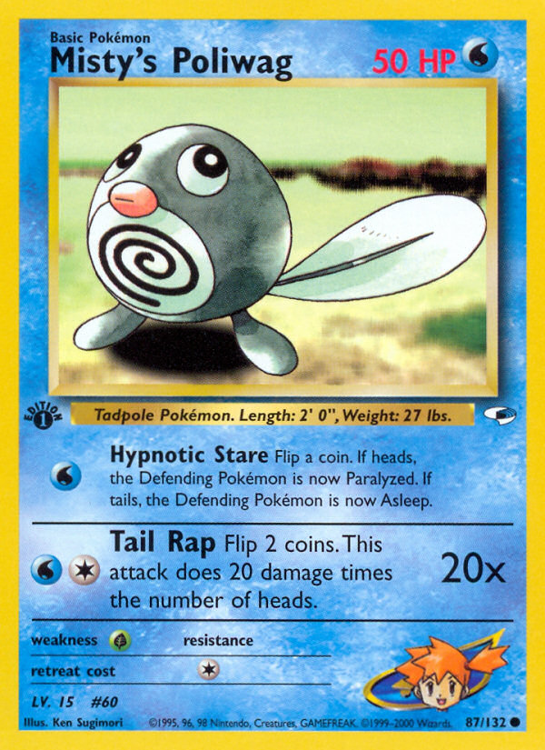 Misty's Poliwag - Gym Heroes (87/132)