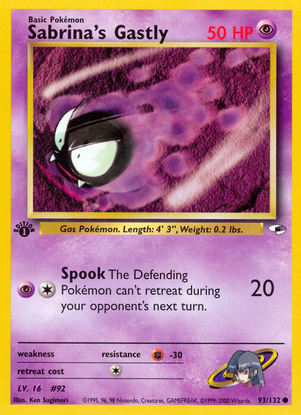 Sabrina's Gastly - Gym Heroes (93/132)