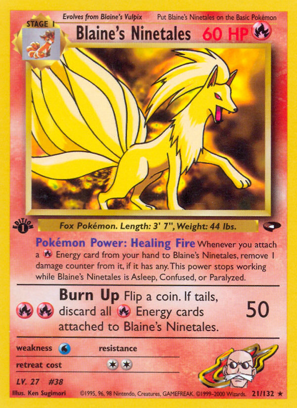 Blaine's Ninetales - Gym Challenge (21/132)