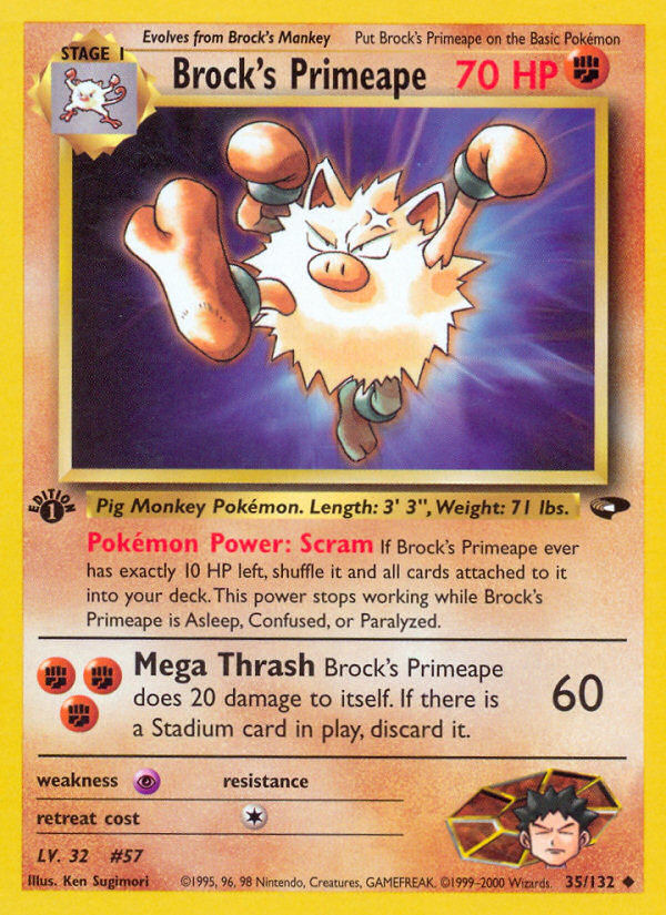 Brock's Primeape - Gym Challenge (35/132)