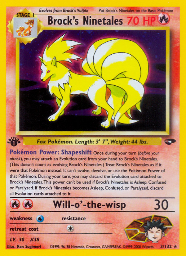 Brock's Ninetales - Gym Challenge (3/132)
