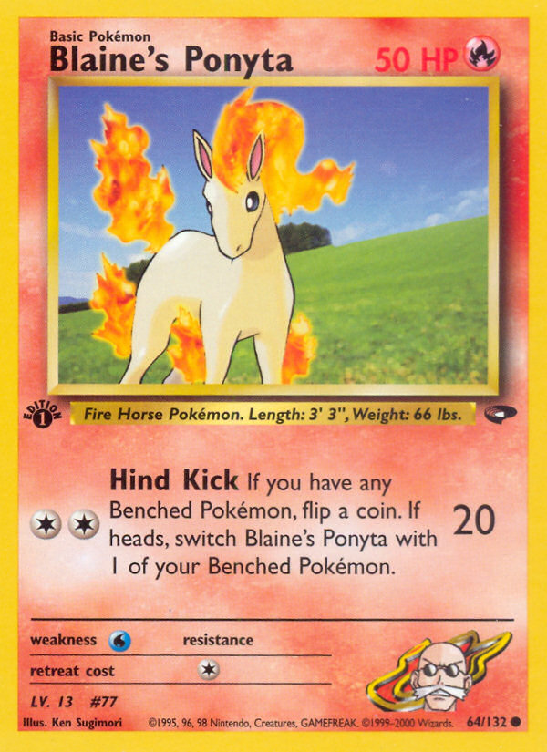 Blaine's Ponyta - Gym Challenge (64/132)