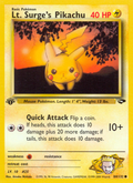 Lt. Surge's Pikachu - Gym Challenge (84/132)