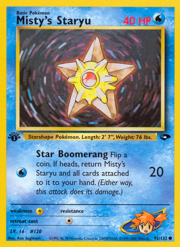 Misty's Staryu - Gym Challenge (92/132)