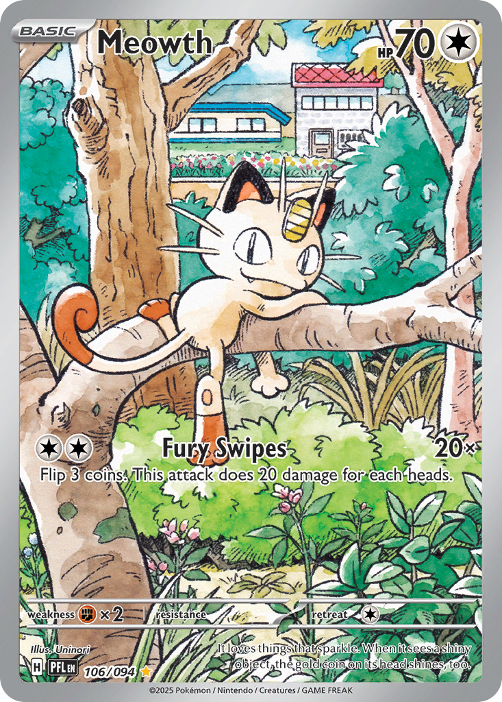 Meowth - Phantasmal Flames (106/94)