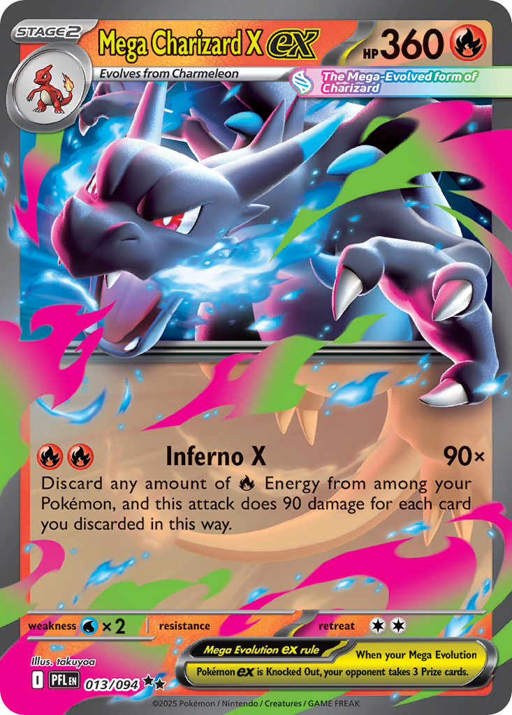 Mega Charizard X ex - Phantasmal Flames (13/94)