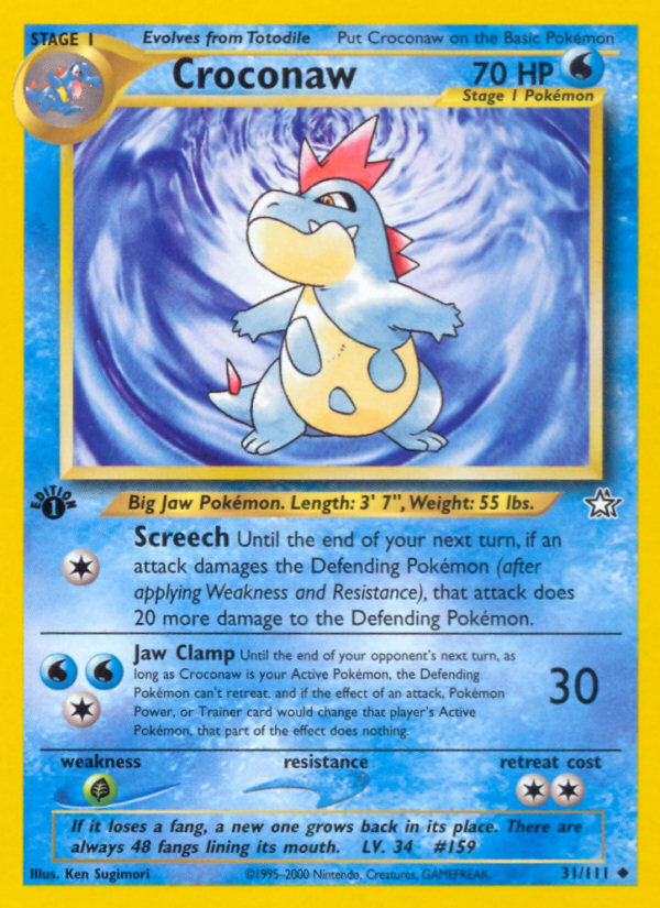 Croconaw - Neo Genesis (31/111)